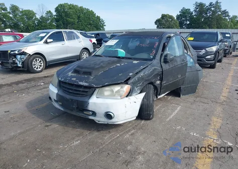 2006 Kia Spectra Ex/Lx/Sx из США, поврежденный, VIN KNAFE121065243887